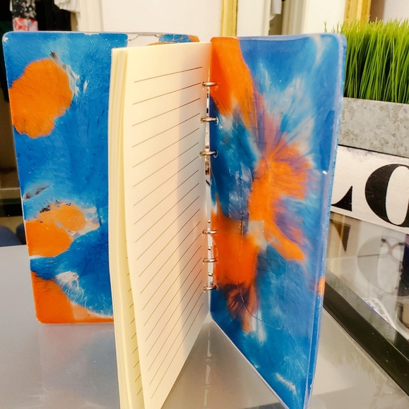 Medium Handmade Resin Notebook/Journal - Picture 2 of 6